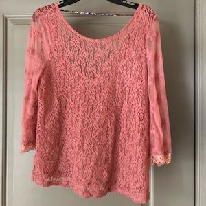 Lace long sleeve